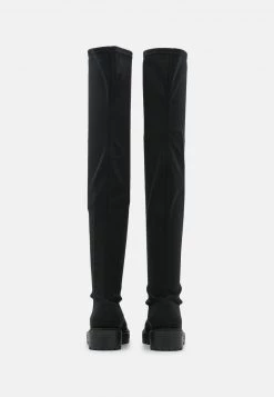 Nly by Nelly LONG WAY 2 GO Overknees Stiefel - Schwarz, Damen | Elegante Overknees für jeden Anlass -Nly by Nelly Verkaufsladen 58923d6111d945298225ffb49e08a974