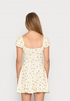 Nly by Nelly SLIT SKATER DRESS - Jerseykleid in Gelb für Damen | Modisches Sommerkleid -Nly by Nelly Verkaufsladen 59aa7a19f47c40d7a735065df7b143b5