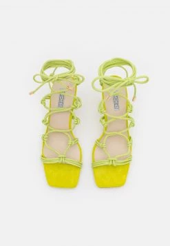 Nly by Nelly LACE UP - High Heel Sandalette in Grün für Damen | Riemchensandalen -Nly by Nelly Verkaufsladen 5ce141556d2443a0a1cf1ed51c46d8c0