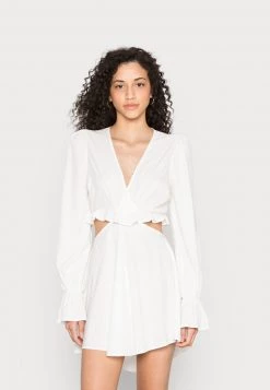 Nly by Nelly BARE WAIST DRESS - Freizeitkleid in Weiß für Damen | Elegantes Sommerkleid