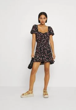 Nly by Nelly RUCHED SKIRT - Minirock - Floral, Damen | Modischer Minirock mit Rüschendetail -Nly by Nelly Verkaufsladen 5d4186d8482645c3b423fc06a792767f