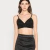 Nly by Nelly BLING ME SEQUIN BRALETTE - Glitzer Bralette Top Schwarz für Damen -Nly by Nelly Verkaufsladen 5e4ac56e28e94898a545a535fc2c455e