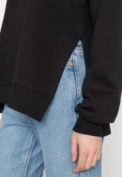 Nly by Nelly SIDE SLIT Sweatshirt Damen - Schwarz | Bequemer Oversize-Look -Nly by Nelly Verkaufsladen 5ee4226e501645c6a84caaea1e6f499b
