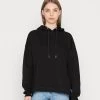Nly by Nelly SIDE SLIT Sweatshirt Damen - Schwarz | Bequemer Oversize-Look -Nly by Nelly Verkaufsladen 614e9832070947b299968960c2abd1ac