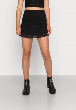 Nly by Nelly FRILL SMOCK SKIRT - A-Linien-Rock in Schwarz für Damen | Elegant & Stilvoll