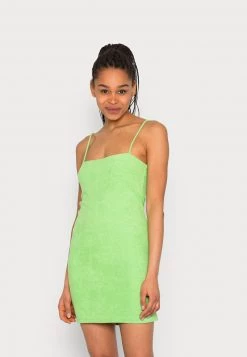 Nly by Nelly EVERYDAY STRAP DRESS - Freizeitkleid Grün für Damen | Bequemes Sommerkleid