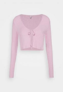 Nly by Nelly TIE FRONT Strickjacke - Pink, Damen | Modische Strickmode