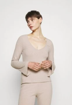 Nly by Nelly FLIRTY SET - Stoffhose in Greige für Damen | Bequeme und stylische Stoffhose -Nly by Nelly Verkaufsladen 66ef0d40191d46eea04465e4b2f99cc9