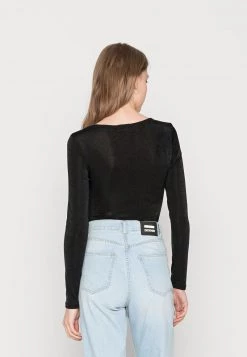 Nly by Nelly CROSS STRAP Langarmshirt - Elegantes Langarmshirt für Damen in Schwarz -Nly by Nelly Verkaufsladen 67179aa733ba477aaad75e6bb83b9a5e