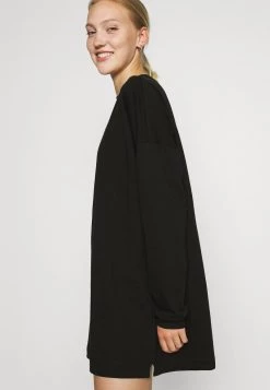 Nly by Nelly BASIC LONG Freizeitkleid - Elegantes Damenkleid in Schwarz -Nly by Nelly Verkaufsladen 69bec8e245d44d87bbd8a6dccdc5cd7a