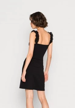 Nly by Nelly IN LOVE DRESS - Freizeitkleid Schwarz Damen - Elegantes Sommerkleid -Nly by Nelly Verkaufsladen 6e2f7838034c4fcc936715210ada7849