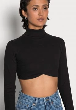 Nly by Nelly CURVE Langarmshirt - Elegantes Langarmshirt in Schwarz für Damen -Nly by Nelly Verkaufsladen 746e835216aa451c8b94c883ff46dfef