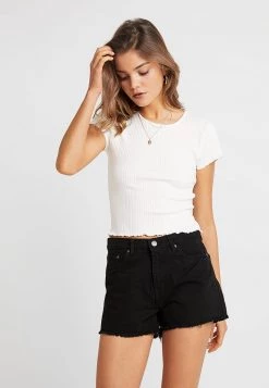 Nly by Nelly LOVE - Basic T-Shirt Weiß Damen | Bequemes Baumwoll-Shirt | Modisches Oberteil