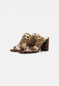 Nly by Nelly EDGY SUMMER - Pantolette Hoch in Braun für Damen | Hohe Pantoletten | Trendige Sommerschuhe -Nly by Nelly Verkaufsladen 7b50a06466354f0db0f741a62476315e
