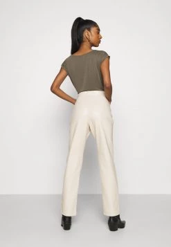 Nly by Nelly HIGH WAIST PANTS - Beige Stoffhose für Damen | Elegante High-Waist Hose -Nly by Nelly Verkaufsladen 7eb1c88dd3604c3498502dde15db76dd
