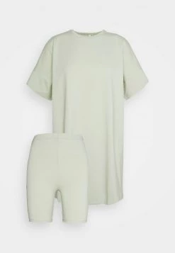 Nly by Nelly Leggings SET - Pistazie - Bequeme Damen Hosen für Sport & Freizeit