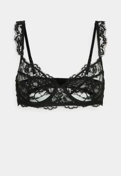 Nly by Nelly INTENTIONS BALCONY BRA - Balconette BH in Schwarz für Damen -Nly by Nelly Verkaufsladen 80d68cd0c3e543c4bcc782cd377d9e8f