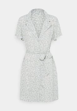 Nly by Nelly EVERYDAY DRESS - Blusenkleid - Grün Blumenmuster, Damen | Bequemes Alltagskleid -Nly by Nelly Verkaufsladen 8111f0a3dc15491f90c857e002eb539c