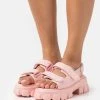 Nly by Nelly CHUNKY Plateausandalette - Leichtes Rosa - Damen | Bequeme Plateausandalen für den Sommer -Nly by Nelly Verkaufsladen 8170aea38211458dae23bfcbc46b61b1