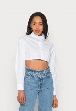 Nly by Nelly Hemdbluse - Weiß, Damen | Elegante Bluse für jeden Anlass