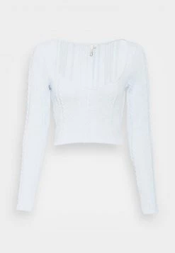 Nly by Nelly FLIRTY CABLE TOP - Strickpullover Damen - Blau -Nly by Nelly Verkaufsladen 84bb13b352a54f32bd01163a1f2a952d