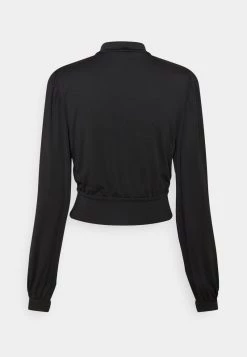 Nly by Nelly KEYHOLE FRONT Langarmshirt - Schwarz, Damen | Elegantes Langarmshirt mit Keyhole-Detail -Nly by Nelly Verkaufsladen 86514dd62b24497e8c8be65f5b8c4ac3