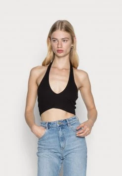 Nly By Nelly CRISS CROSS Top - Schwarz, Damen | Modisches Frauen-Top für jeden Anlass
