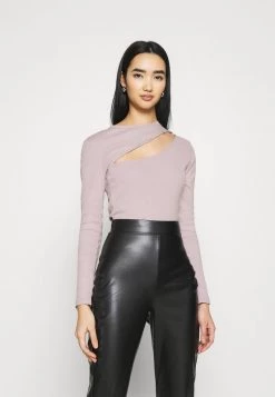 Nly by Nelly CUT OUT Langarmshirt - Mauve für Damen | Trendy Langarmshirts für Frauen