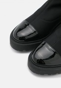 Nly by Nelly LONG WAY 2 GO Overknees Stiefel - Schwarz, Damen | Elegante Overknees für jeden Anlass -Nly by Nelly Verkaufsladen 89868c71ffa1490bb6e346b012f51f40