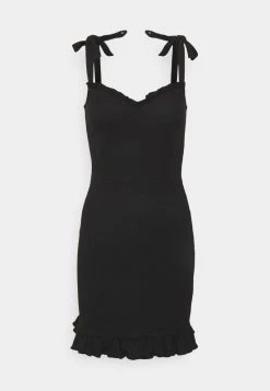 Nly by Nelly STRUCTURE CUTE DRESS - Elegantes Cocktailkleid in Schwarz für Damen -Nly by Nelly Verkaufsladen 8c3e0fde592f4e6e918ddbfeb3460605