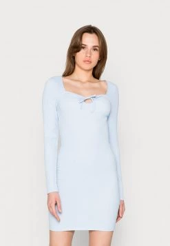Nly by Nelly SWEETHEART DRESS - Freizeitkleid in Blau für Damen | Bequemes Sommerkleid