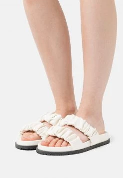 Nly by Nelly RUSH TOP CHUNKY - Flache Pantoletten in Weiß für Damen