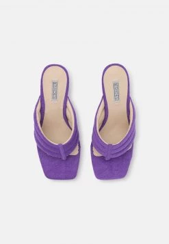 Nly by Nelly DREAM THONG HEEL - Zehentrenner Damen in Lila | Elegante Sandalen für jeden Anlass -Nly by Nelly Verkaufsladen 95f4811b9768409d863fe3824faa66fa