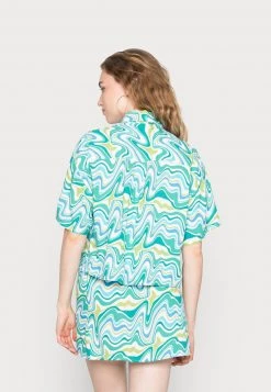 Nly by Nelly FLOWY SHORT SLEEVE SHIRT - Leichte Hemdbluse für Damen in Mehrfarbig -Nly by Nelly Verkaufsladen 9778877929164587ac6a44e110cab7f0