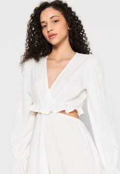 Nly by Nelly BARE WAIST DRESS - Freizeitkleid in Weiß für Damen | Elegantes Sommerkleid -Nly by Nelly Verkaufsladen 9797b2937f4545ad8a9837b131031460