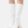 Nly by Nelly CURVE UNDER KNEE BOOT - Weiße High Heel Stiefel für Damen -Nly by Nelly Verkaufsladen 9798d8c9438d4214a26bf6928a9b0555