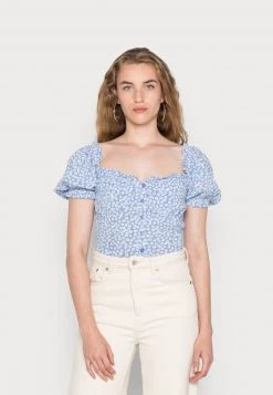 Nly by Nelly FLIRTY BUTTON BLOUSE - Damen Bluse in Blau | Elegant & Stilvoll