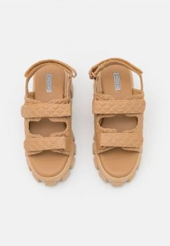 Nly by Nelly CHUNKY Plateausandalette Damen - Leichtbraun | Bequeme Plateausandalen für Frauen -Nly by Nelly Verkaufsladen a4e37229b85b4a7fab317ad698dc3dc5