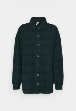 Nly by Nelly ALL I NEED SHACKET - Grüne Hemdbluse für Damen | Stilvolle Oversize-Jacke -Nly by Nelly Verkaufsladen a658e7f833314813b3c6e3b53fb86eff