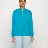 Nly by Nelly HALF ZIP STATEMENT SWEAT - Damen Sweatshirt in Blau | Bequemer Oversize-Look