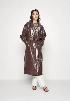 Nly by Nelly WRAP COAT - Klassischer Damenmantel in Braun | Elegante Mäntel für Damen