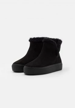 Nly by Nelly FLUFFY - Ankle Boots Damen Schwarz | Bequeme Stiefeletten -Nly by Nelly Verkaufsladen aa32f7dfd8eb4e2e802333b3da3c3a44