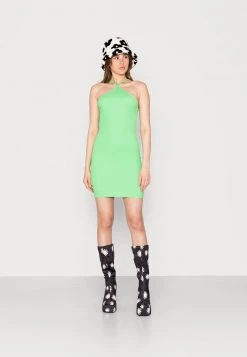 Nly by Nelly HIGH NECK STRAP DRESS - Cocktailkleid/Festliches Kleid - Grün, Damen -Nly by Nelly Verkaufsladen aafbccbb451f4f4886b9f0c92f530c7c