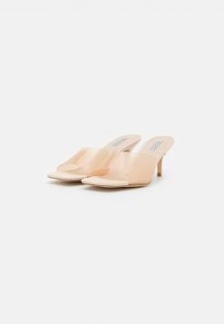 Nly by Nelly CLEAR VISION MULE - Beige Hohe Pantoletten für Damen -Nly by Nelly Verkaufsladen ae1b27f22aae4b228be108145b689203