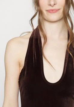 Nly by Nelly Twist Neck Cocktailkleid - Festliches Kleid in Braun für Damen -Nly by Nelly Verkaufsladen ae7572d9f7ff411fa91a94920c31057b