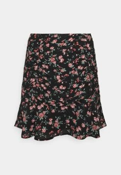 Nly by Nelly RUCHED SKIRT - Minirock - Floral, Damen | Modischer Minirock mit Rüschendetail -Nly by Nelly Verkaufsladen aea47a17f846440882a278b3aa9a156e