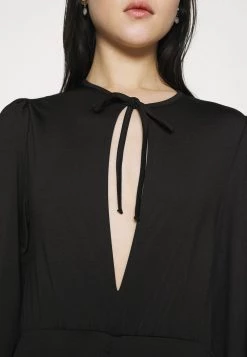 Nly by Nelly KEYHOLE TIE SLINKY DRESS - Elegantes Jerseykleid in Schwarz für Damen -Nly by Nelly Verkaufsladen b45e947a707943aeaa46cb7af94f72b2