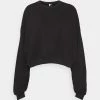Nly by Nelly CHUNKY SLEEVE Sweatshirt - Schwarz, Damen | Oversized Look | Bequemer Pullover -Nly by Nelly Verkaufsladen b5410d536e3d400baf169bae47ca966d