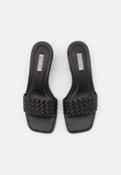 Nly by Nelly BRAIDED SLIP IN - Pantolette Hoch - Schwarz, Damen | Elegante Hohe Pantoletten -Nly by Nelly Verkaufsladen b658a7113112437d929883d7d74d082f