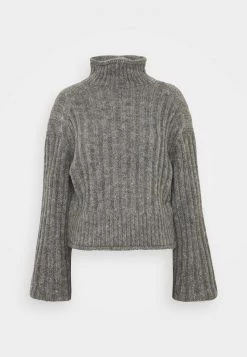 Nly by Nelly LOVELY CHUNKY Strickpullover - Grau Melange - Damen | Warm & Stylisch -Nly by Nelly Verkaufsladen b922452d19274bf58e1b3c1c90711472